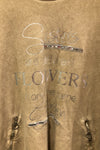 Robe ample taupe ''Sisters are different flowers'' (l) seconde main Bella Amore