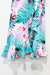Robe cache-coeur lilas fleurie (xs) seconde main Revamped