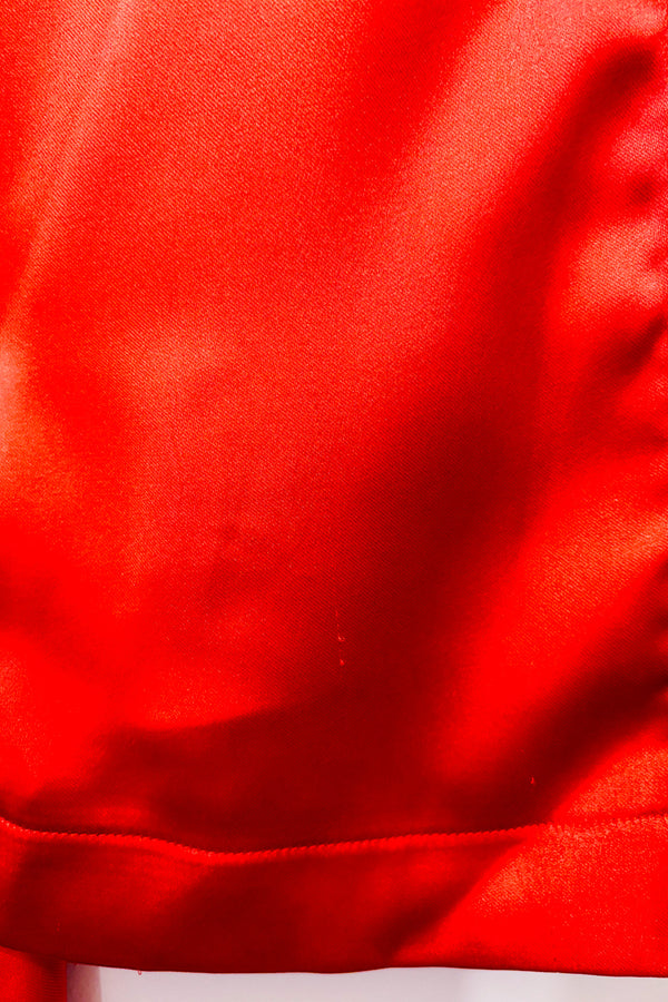 Robe chemise satinée orange (xs)-Dynamite-La Penderie du Paradis 🕊