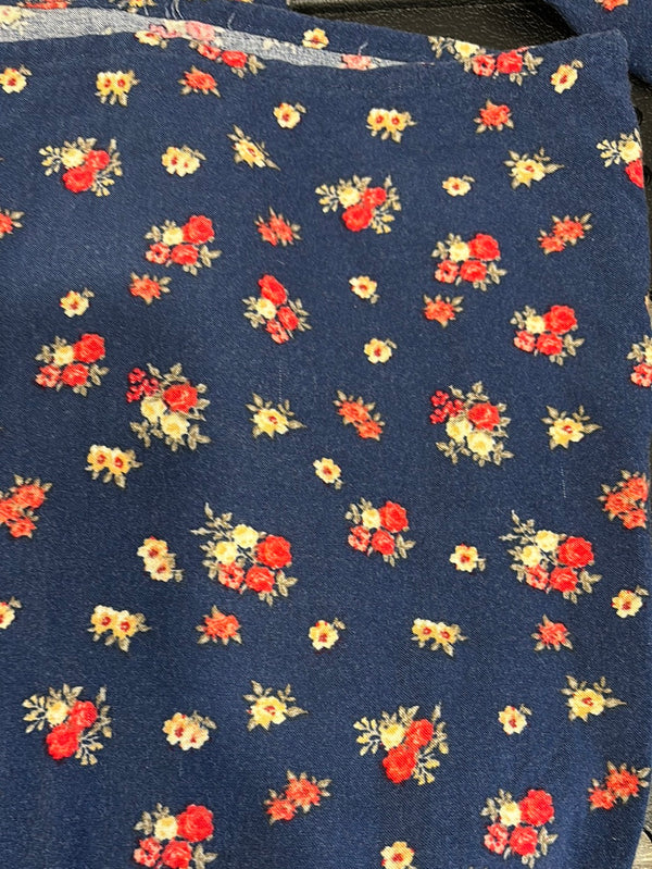 Robe fleurie marine (m) seconde main H&M