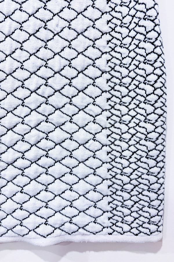 Robe gris pâle et noire en tricot (s)-Love & Liberty-La Penderie du Paradis 🕊