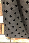 Robe grise motifs carreaux en velours (s) seconde main Le Château