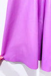 Robe lilas faux cuir avec manches bouffantes (xs)-Zara-La Penderie du Paradis 🕊