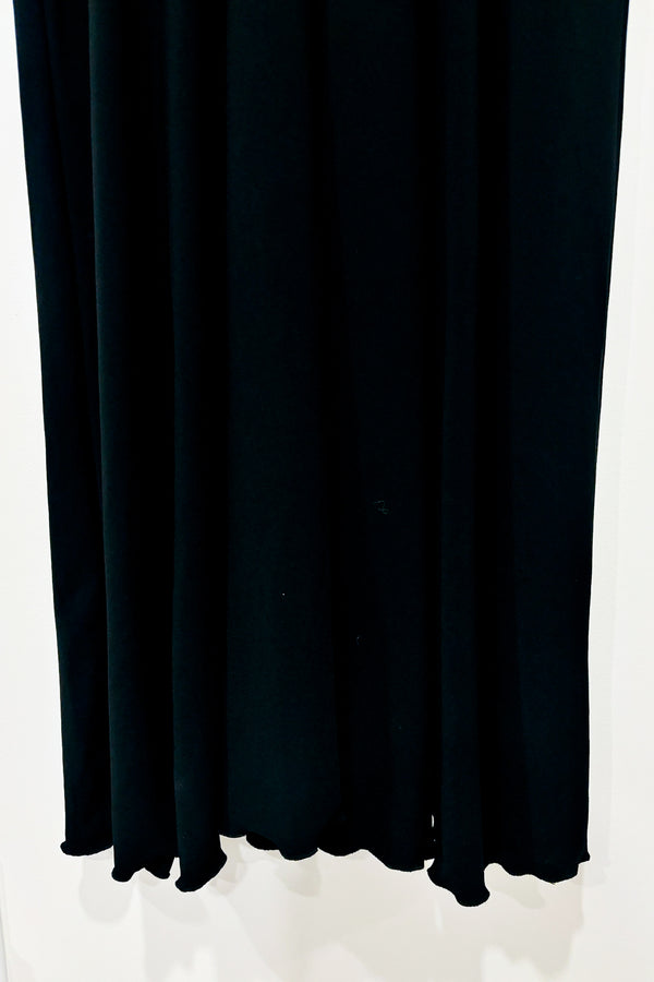Robe maxi noire motif boucles (2X) -- La Penderie du Paradis ?