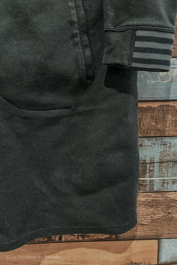 Robe noire avec col haut (xs) seconde main Lolë
