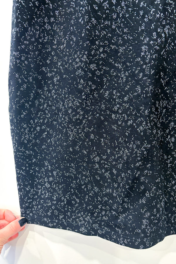 Robe noire avec motifs (s) seconde main Thyme
