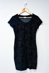 Robe noire avec motifs (s) seconde main Thyme
