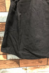 Robe noire avec pierres au col (s) seconde main Airoldi Collection