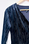Robe noire en velours avec pierres scintillantes (m)-h:ours-La Penderie du Paradis đ