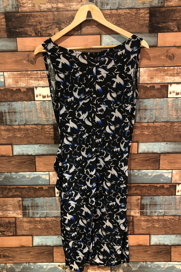 Robe noire fleurie (l) seconde main New Women Design