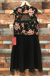 Robe noire fleurie (m) seconde main Truth and Fable