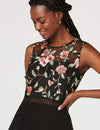 Robe noire fleurie (m) seconde main Truth and Fable