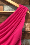 Robe rose une manche (m) seconde main Le Château