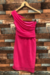 Robe rose une manche (m) seconde main Le Château