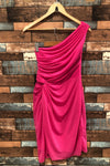 Robe rose une manche (m) seconde main Le Château