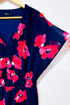 Robe marine fleurie* seconde main - Reitmans- La Penderie du Paradis