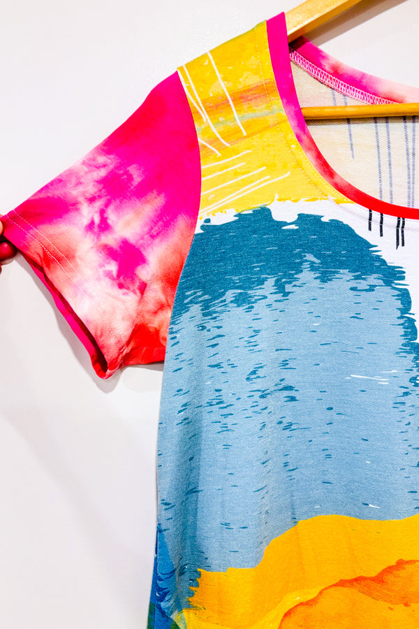 Robe multicolore* seconde main - Rien ne se perd, tout se crée- La Penderie du Paradis