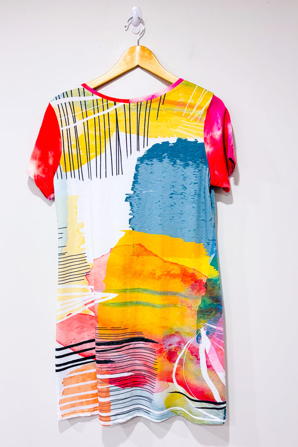Robe multicolore* seconde main - Rien ne se perd, tout se crée- La Penderie du Paradis