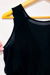 Robe noire sans manche texturée seconde main - Autres- La Penderie du Paradis