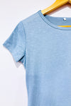 Robe t-shirt drapée turquoise - Maternité seconde main - Autres- La Penderie du Paradis