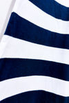 Robe polo marine et blanche rayée seconde main - Sable et Mer- La Penderie du Paradis