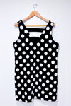Robe noire à pois seconde main - Reitmans- La Penderie du Paradis