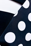 Robe noire à pois seconde main - Reitmans- La Penderie du Paradis