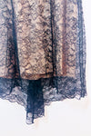 Robe noire en dentelle florale* seconde main - BCBG Maxazria- La Penderie du Paradis