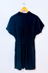Robe noire fluide à nouer* seconde main - H&M- La Penderie du Paradis