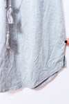 Robe grise et noire sans manches à nouer* seconde main - San Francisco- La Penderie du Paradis