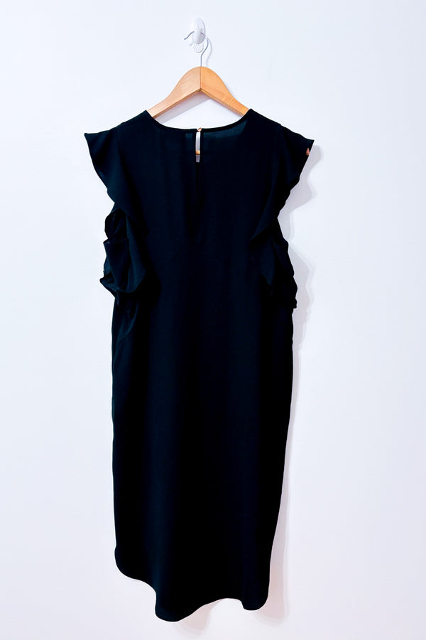 Robe noire fluide* seconde main - Kaffe- La Penderie du Paradis