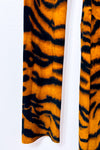 Robe ajustée à col roulé et motif tigré* seconde main - Norma Kamali- La Penderie du Paradis