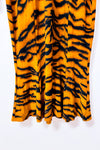 Robe ajustée à col roulé et motif tigré* seconde main - Norma Kamali- La Penderie du Paradis