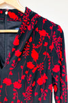 Robe noire fleurie plissĂ©e (s)-Tommy Hilfiger-La Penderie du Paradis đ