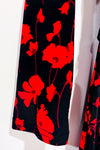 Robe noire fleurie plissĂ©e (s)-Tommy Hilfiger-La Penderie du Paradis đ