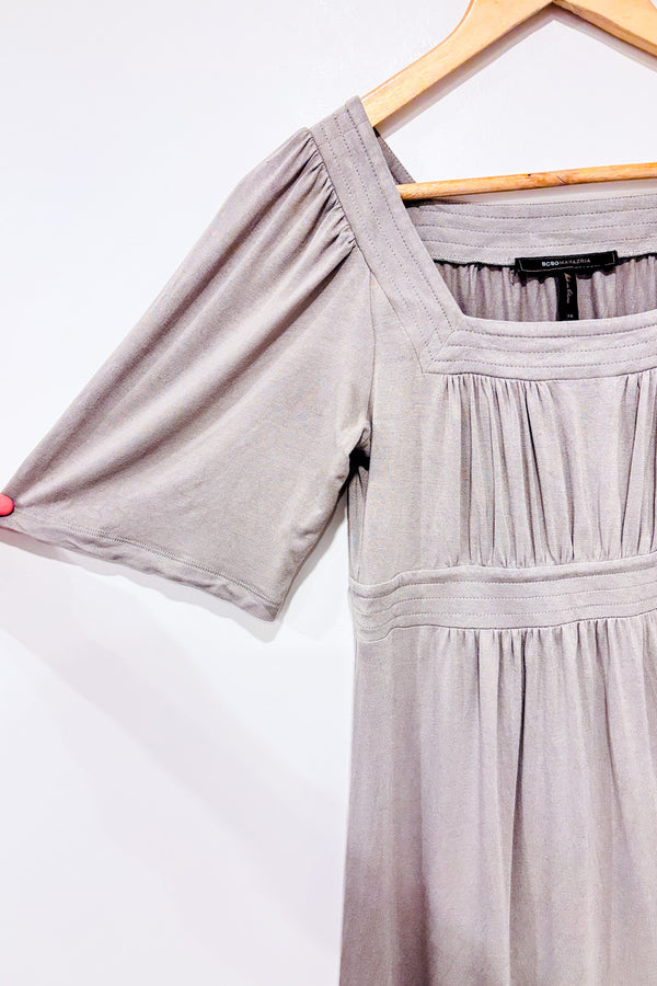 Robe vert-gris fluide (xs)-BCBG Maxazria-La Penderie du Paradis 🕊