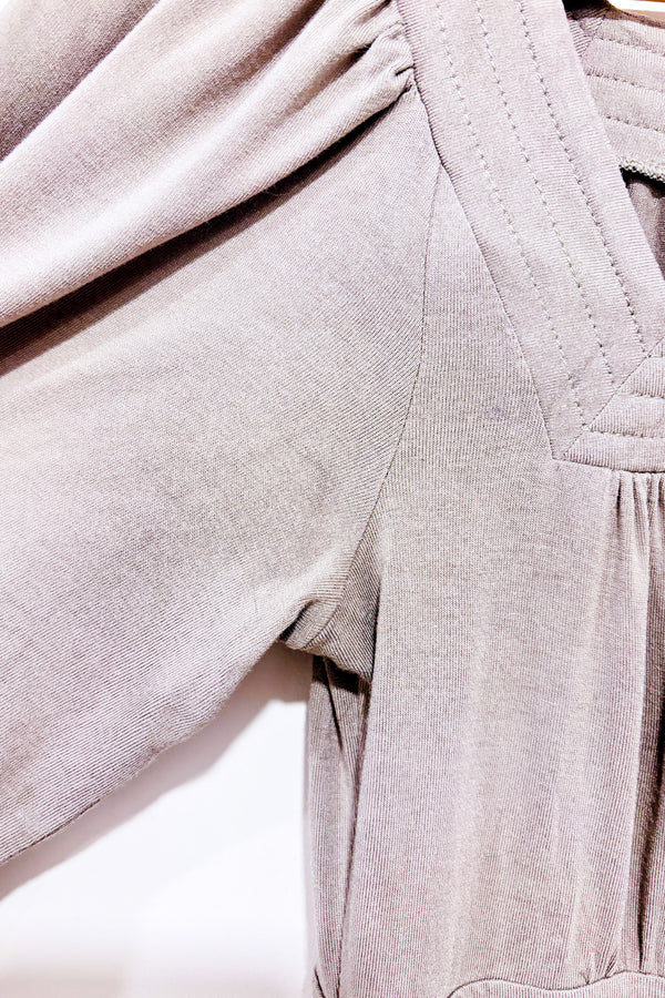 Robe vert-gris fluide (xs)-BCBG Maxazria-La Penderie du Paradis 🕊