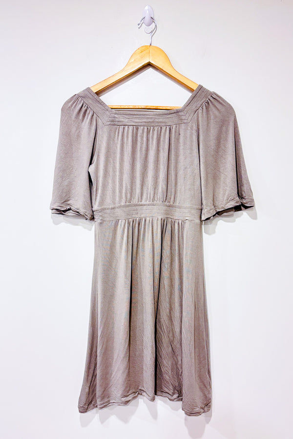 Robe vert-gris fluide (xs)-BCBG Maxazria-La Penderie du Paradis 🕊