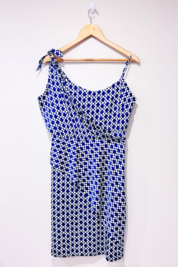 Robe bleue à motifs (m)-Banana Republic-La Penderie du Paradis 🕊