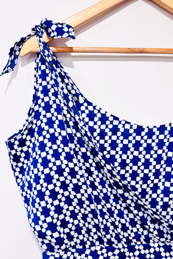Robe bleue à motifs (m)-Banana Republic-La Penderie du Paradis 🕊