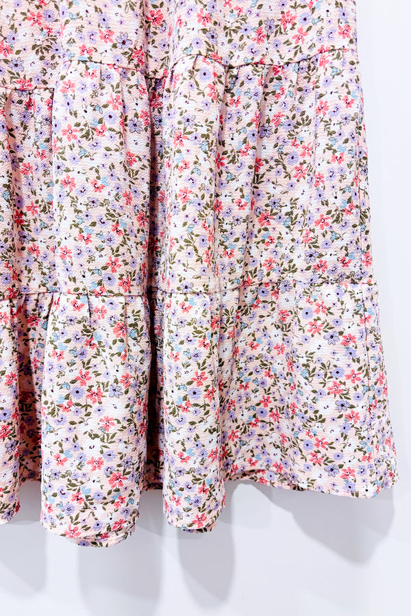 Robe rose fleurie (m)-Monteau-La Penderie du Paradis 🕊