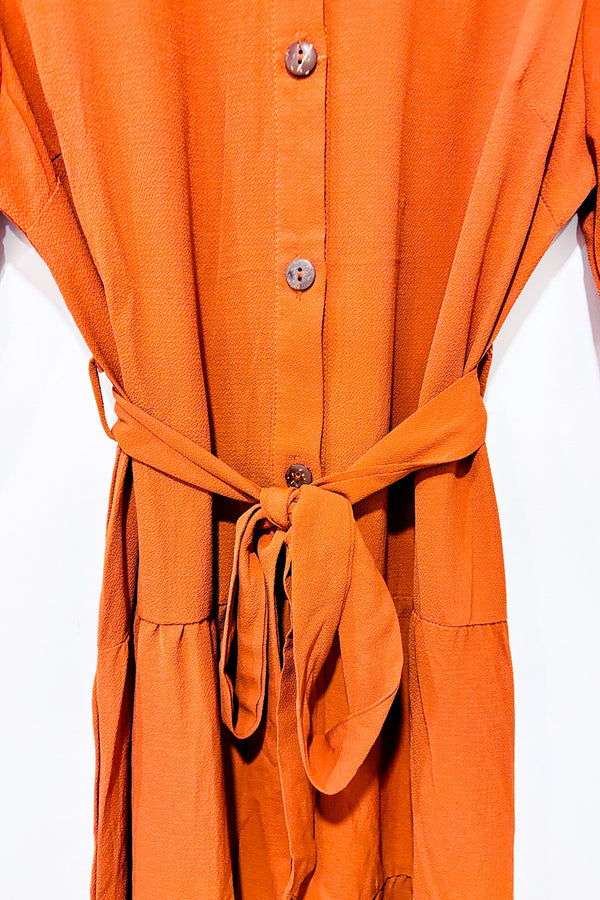 Robe orange brulé (m)*-Monteau-La Penderie du Paradis 🕊
