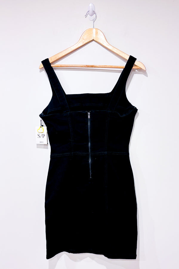 Robe noire en jeans (s)-DD77-La Penderie du Paradis 🕊