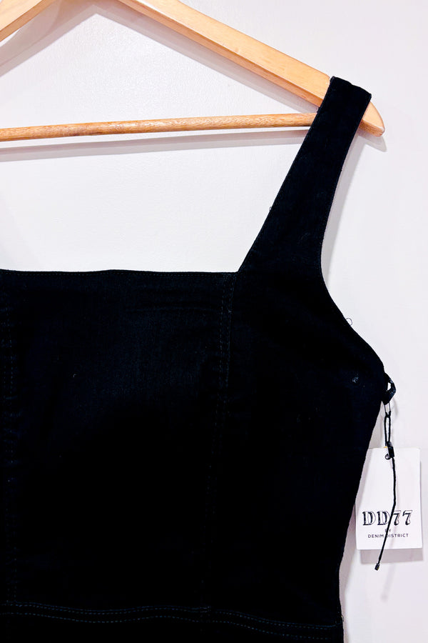 Robe noire en jeans (s)-DD77-La Penderie du Paradis 🕊