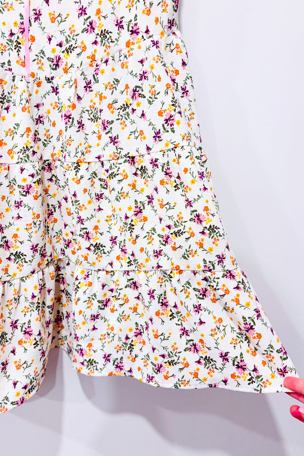Robe crème fleurie (s)-Autres-La Penderie du Paradis 🕊