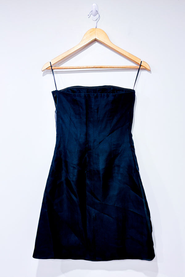 Robe bustier noire en soie (s)-Mexx-La Penderie du Paradis 🕊