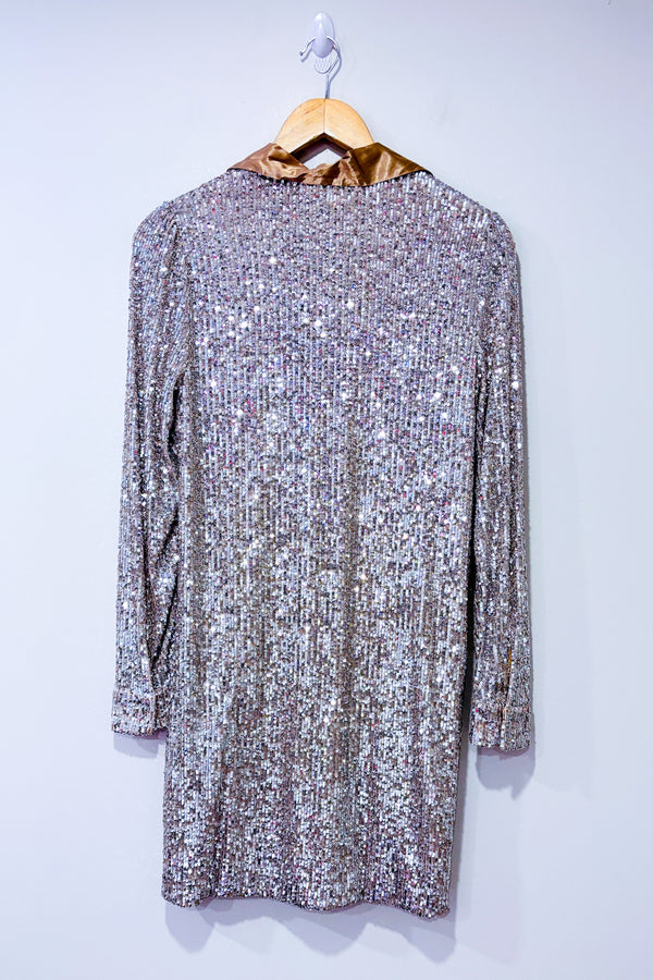 Robe or à paillettes (m)*-Manila Grace-La Penderie du Paradis 🕊
