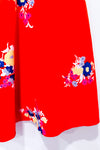 Robe rouge fleurie (s)-ModCloth-La Penderie du Paradis 🕊