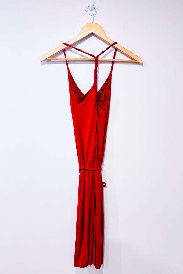 Robe ajustée bourgogne (l)-Second-La Penderie du Paradis 🕊