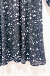 Robe fluide noire avec coeurs (xxs)*-Reitmans-La Penderie du Paradis đ